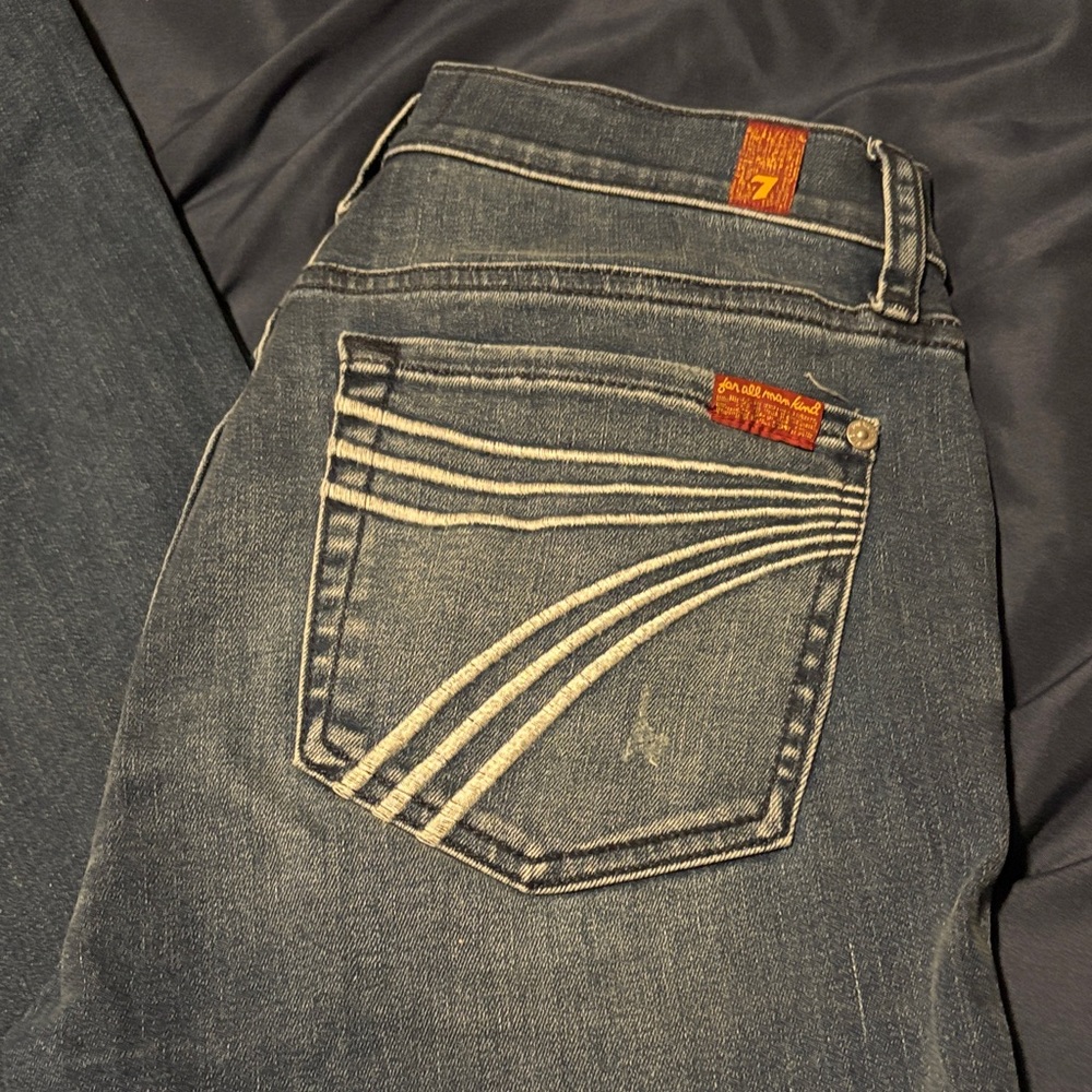 7 For All Mankind Women's Dojo Tailorless Trouser Sz 27